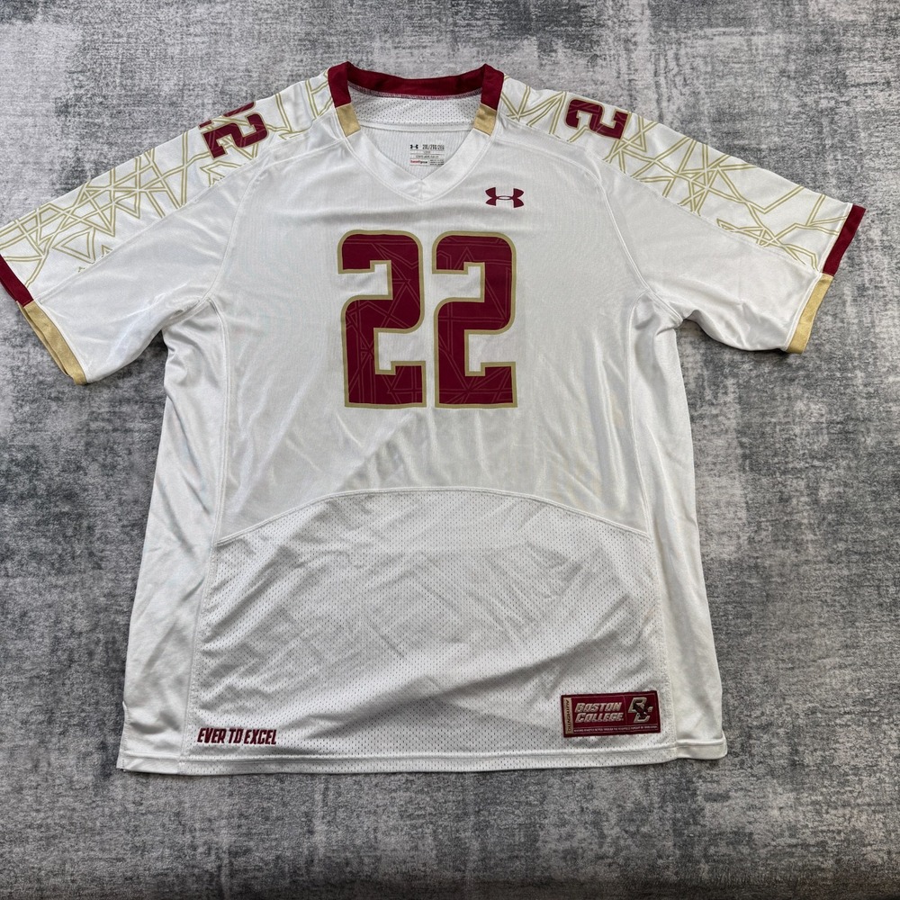 Boston College Eagles Football Jersey Mens 2XL Under Armour NCAA Mesh #22 Flutie